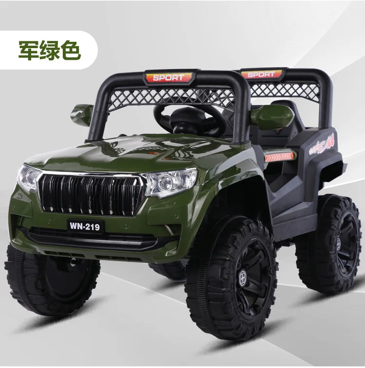 

Children's Large Electric Off-road Vehicle 4 Wheels Remote Control Car Double Seat Ride on Toy Baby Gift for 0-8 Years Old Kid