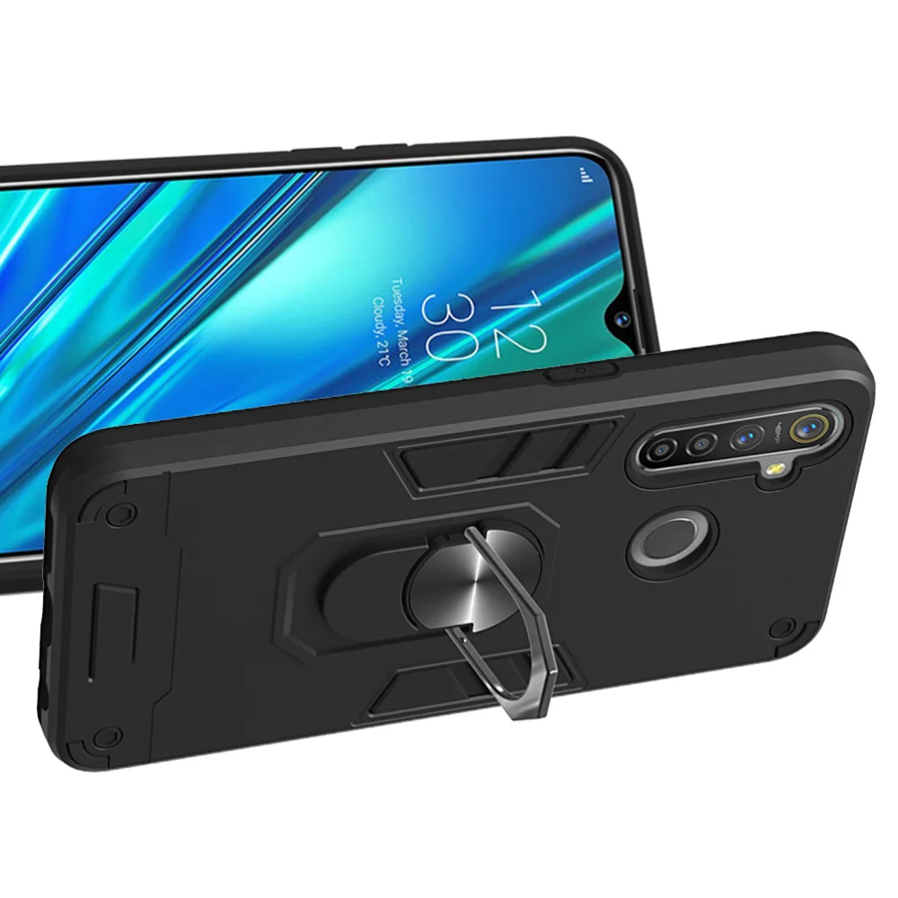 Модный чехол для телефона противоударный сотового с кольцевым кронштейном