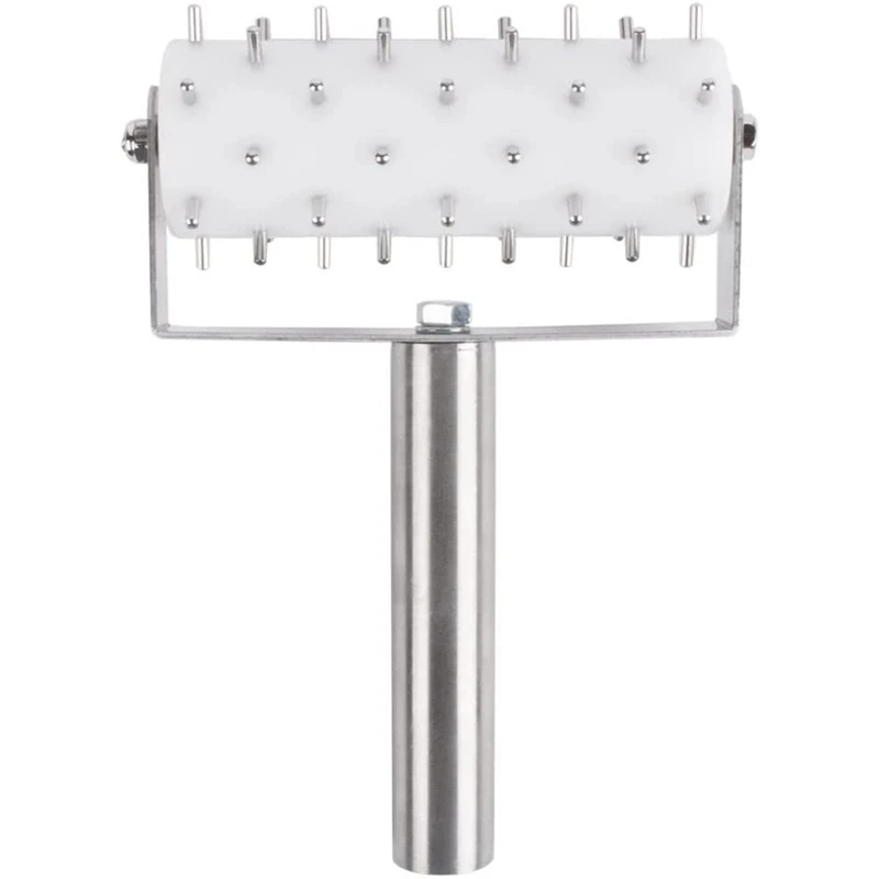 

HGHO Pizza Rolling Pin Dough Piercing Bread Rolling Pin Pizza Pastry Pie Piercing Pin Piercing