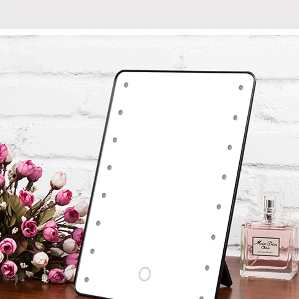 Светодиодный зеркало Портативный 16 s освещенные Экран Макияж косметическое