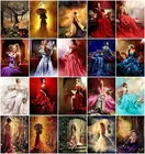 CraftArtGo 5D Алмазная вышивка красивая женщина полный квадратные Стразы мозаика, вышивка крестиком на рисунке, со стразами в виде цветка; Комплект