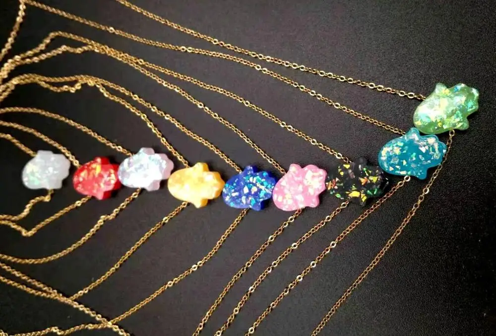 1 шт много новых стилей из нержавеющей стали рука Фатимы ожерелье и кулон для