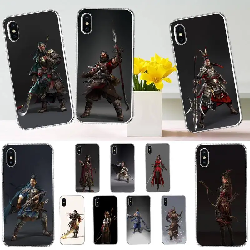 Чехол для телефона с изображением тройных царств в древнем Китае iPhone 11 12 pro XS MAX 8 7 6