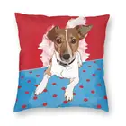 Двусторонний Чехол-Подушка для дивана, машины, Джек-Рассел-терьер, чехол для подушки с принтом