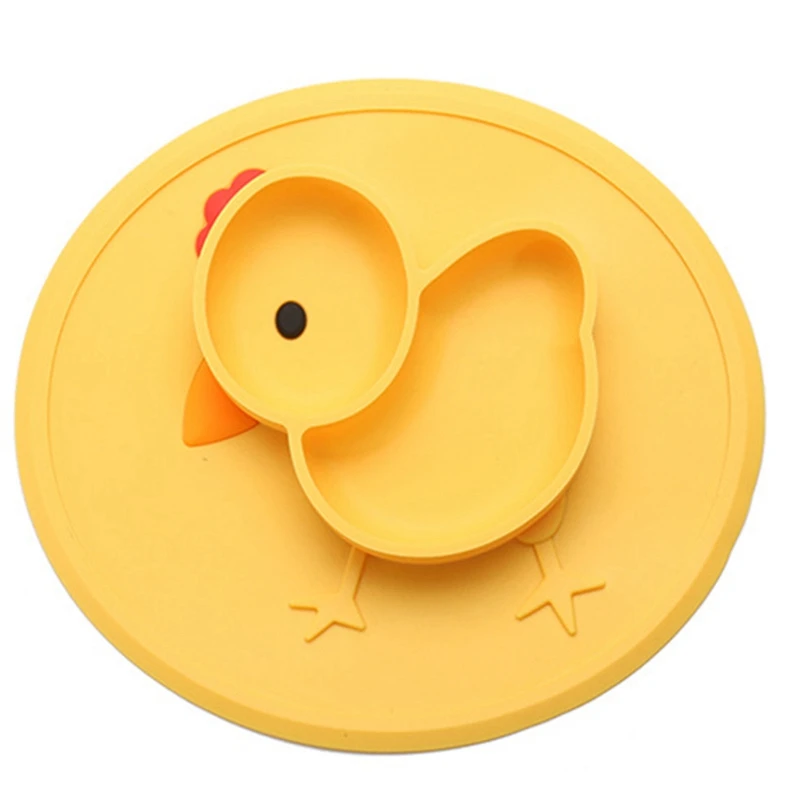 Настольный коврик для маленьких цыплят силиконовая тарелка поднос на присоске