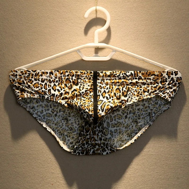 

AIIOU Sexy Briefs Men Underwear Printed Soft Underpants Gay Mens Casual Home Breathable Brief Bikini Under Wear Man Srting Man