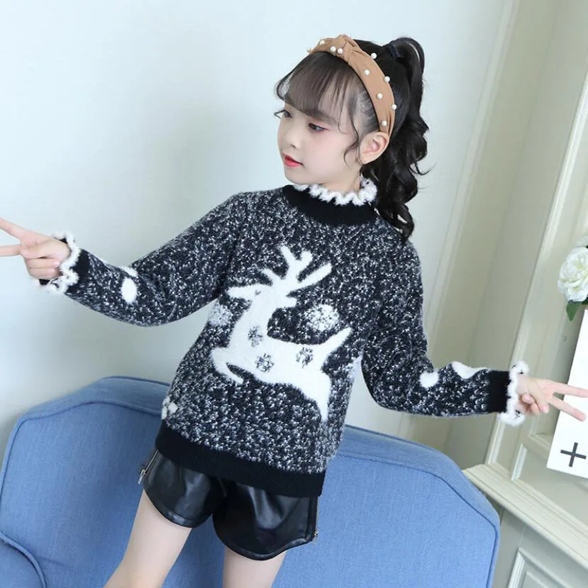 Весенняя рубашка для девочек теплая куртка подростковые модные рождественские