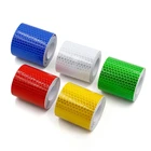 Предупреждение ждающая лента, наклейка s Предупреждение светильник, отражатель, защитная наклейка, отражающая пленка, знак безопасности автомобиля, отражатель, 100 см X 5 см