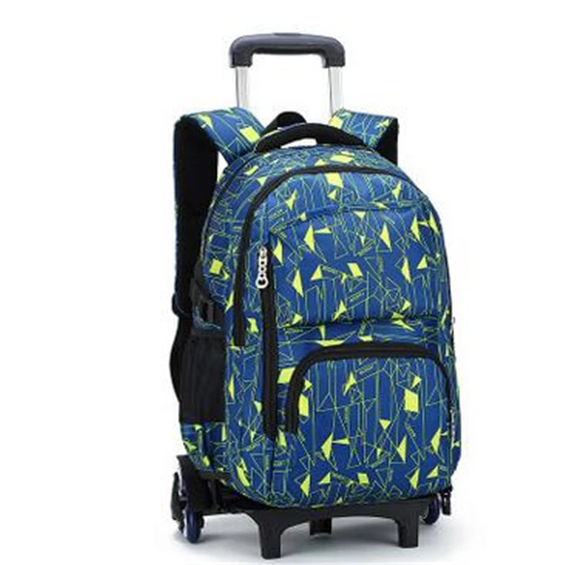 Kids Rolling School Bags Children Trolley Schoolbag with Wheels Primary Boys Travel Luggage Bags On Wheels;mochilas con rueda