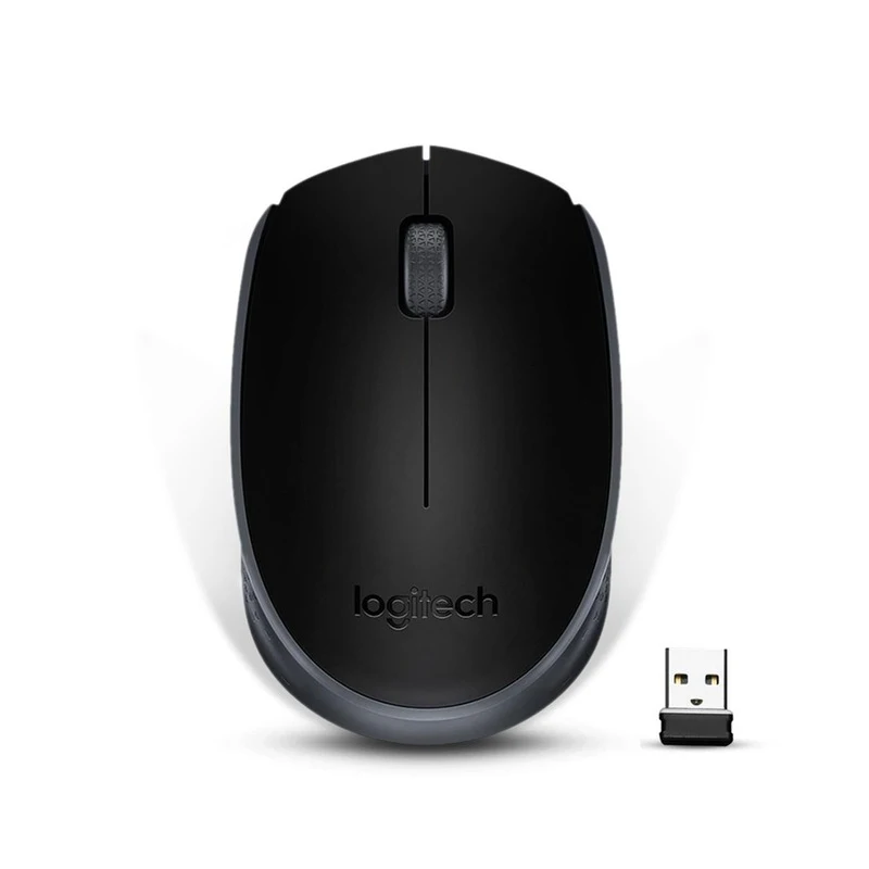 Оригинальная Беспроводная игровая мышь logitech M171 2 4 ГГц с нано приемником 1000 dpi для