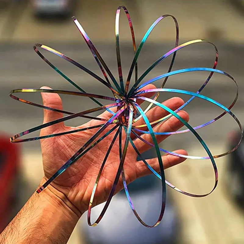 

Magic Rings Fidget Kinetic Spring Bracelet Stress Relief Adhd Autism Toys Anti Stress Speelgoed Zabawka Antystresowa