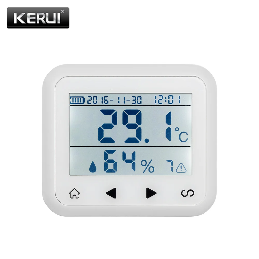 KERUI беспроводной ЖК-дисплей Регулируемый измеритель температуры детектор