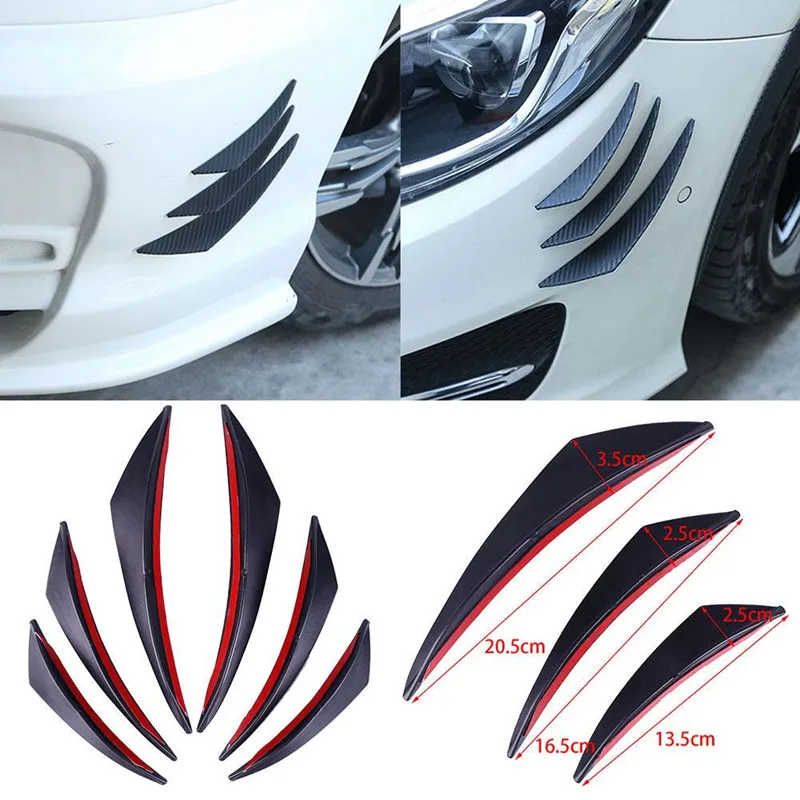 6 шт. набор спойлеров для Volkswagen vw Golf 1 2 3 4 5 7 mk4 mk5 mk6 m|lip splitter spoiler|lip splitterfront bumper lip |