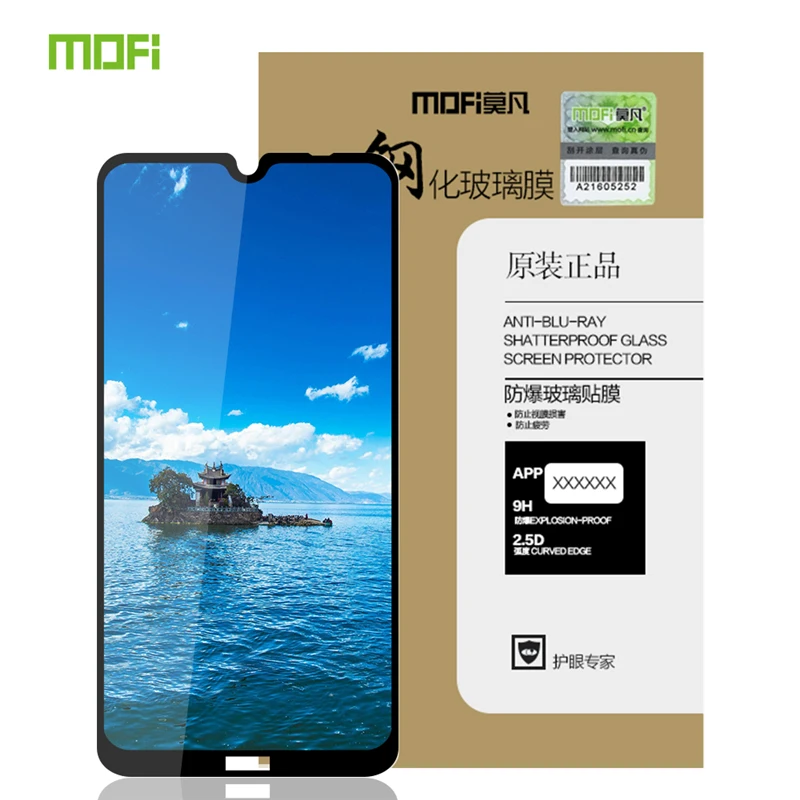 

MOFi For Redmi note 8T Glass Tempered Full Cover Protective Film Screen Protector For Redmi Note 9 9S 8 7 7s 7 Pro Glass Film