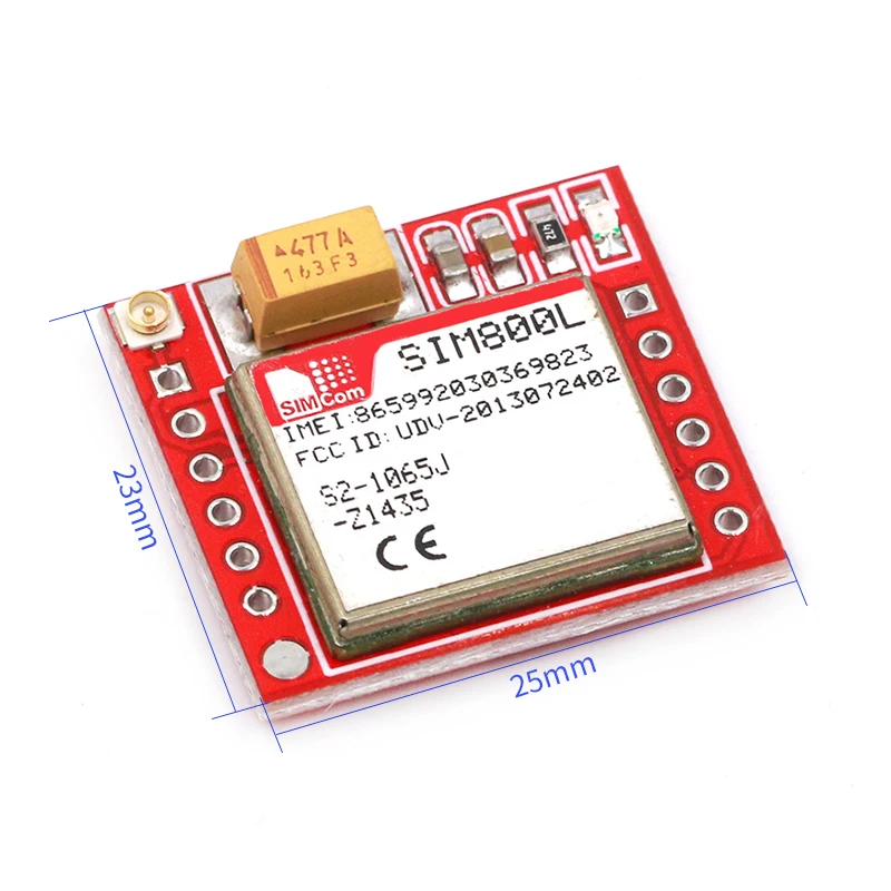 Мини маленький SIM800L GPRS GSM модуль карта MicroSIM Ядро Беспроводная плата