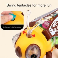 electric toy vivid interesting recreational cute electric led bee crawling toy