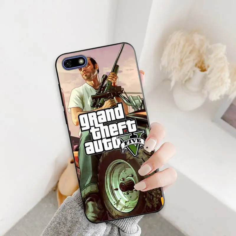 

Krajews Grand Theft Auto GTA V Phone Case For Redmi K 7 8 9 20 30 X A Pro Note 4 5 6 7 8 X A T Cover