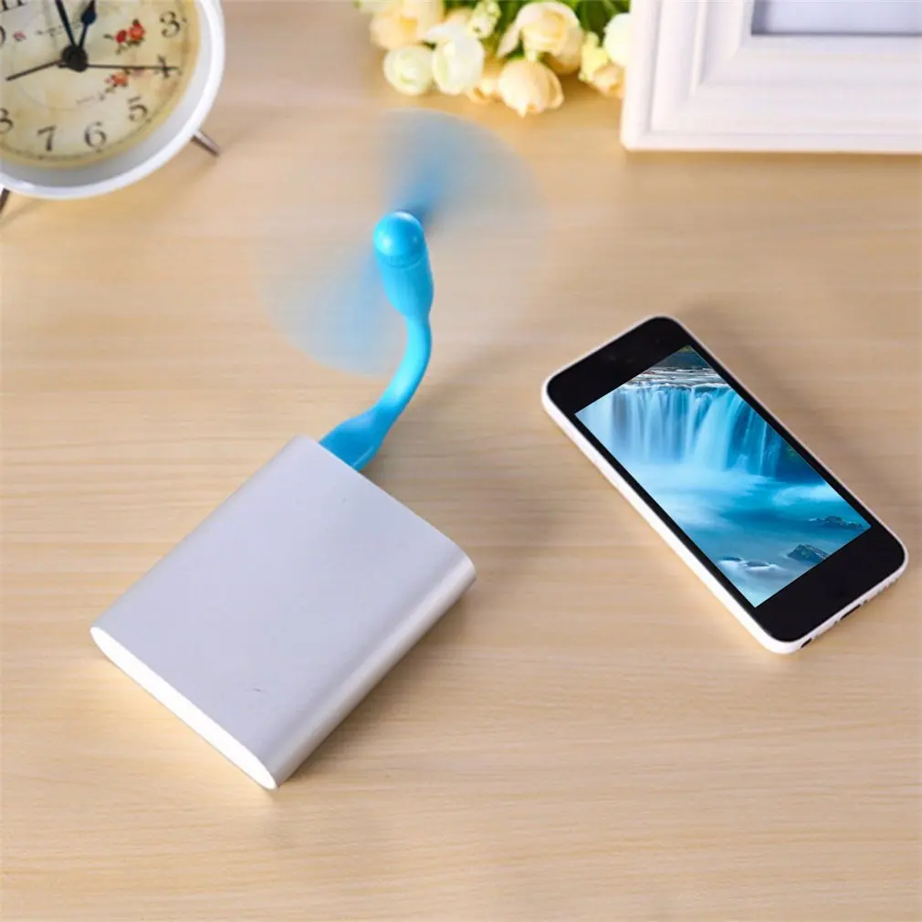 

Summer Fan Cooling USB Gadgets Portable Mini Fashion 2 in 1 Mini Portable USB Fans Electric Air Cooler Fan