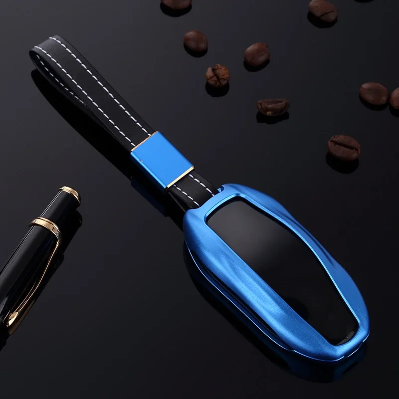 Алюминий брелок для автомобильных ключей смарт ключ чехол крышка дистанционного