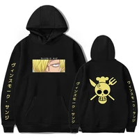 2021 new fashion trendy hooded one piece hoodie mens sweatshirt kids vinsmoke sanji womens pullover tops anime kawaii printing