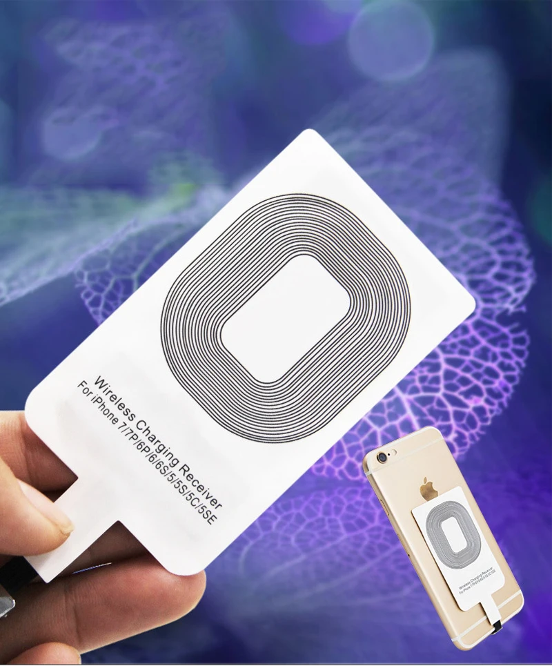 Qi Беспроводное зарядное устройство приемник USB беспроводной зарядный приемник для Android Micro usb type-C мобильный зарядный коврик патч