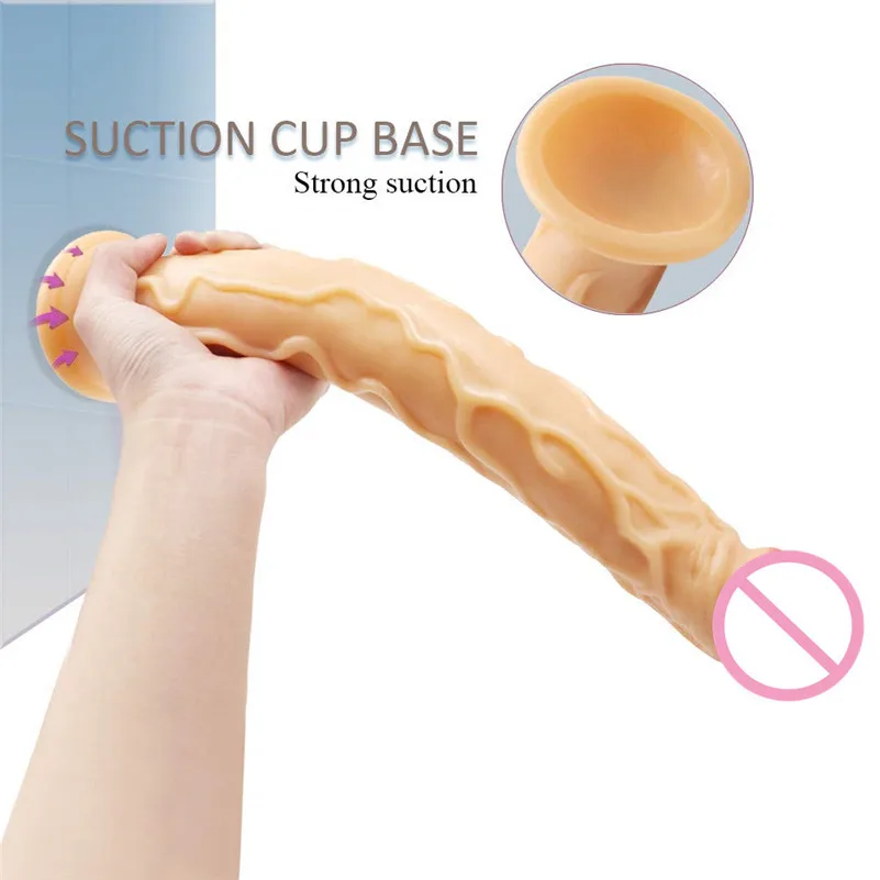 Фабричное производство черный длинный дилдо реалиста может страпон на присоске