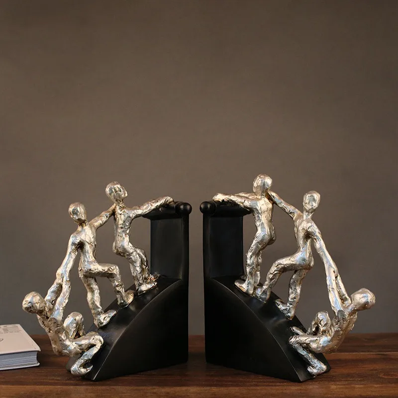 

[HHT] European-style Children's Book Stand Home Decoration Accessories Study Room Office Ornaments Crafts Gifts