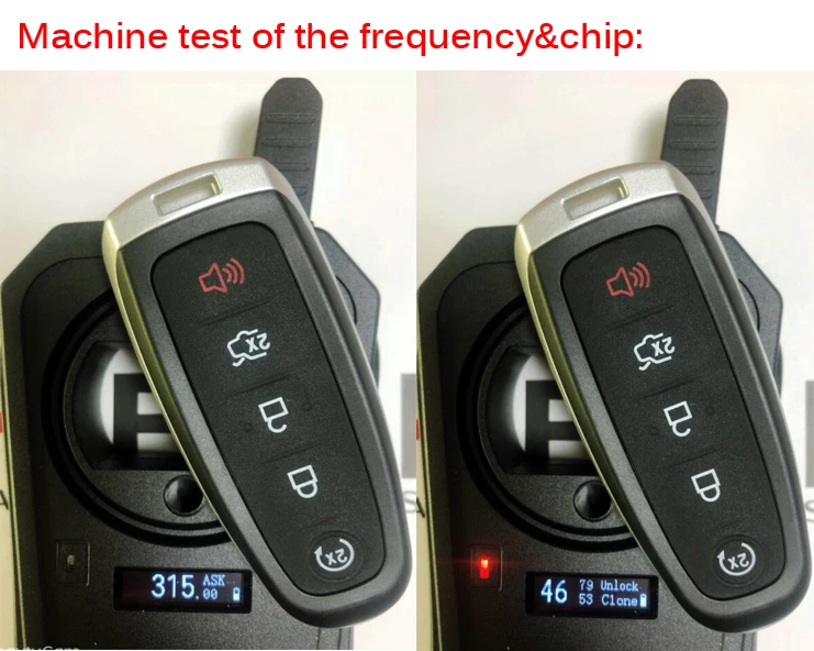 5 кнопки умный чехол с дистанционным управлением запуска Смарт Prox брелок для