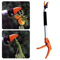 0 6 1m tree pruner extra long telescopic pruning hold bypass pruner max cutting 12inch fruit picker tree cutter garden tools