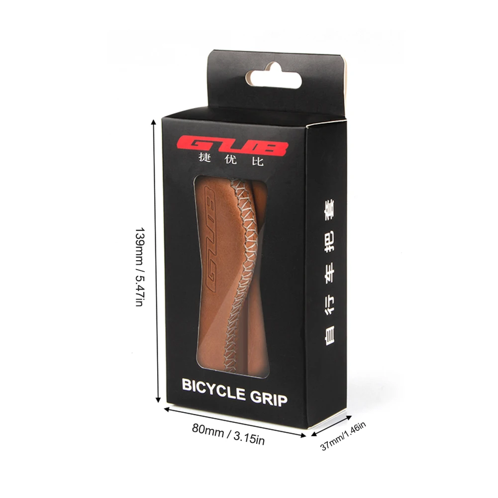 

Bicycle Handle Grip Lock Non-Slip Ergonomic Design 22.2Mm Mtb Handle Grip Fiber Leather Wide Shockproof Handle Bicycle Parts