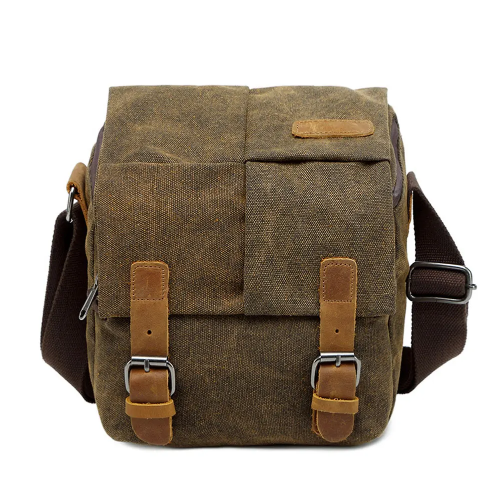 protective canvas retro outdoor waterproof shock proof backpack portable large capacity camera bag multifunctional photography free global shipping