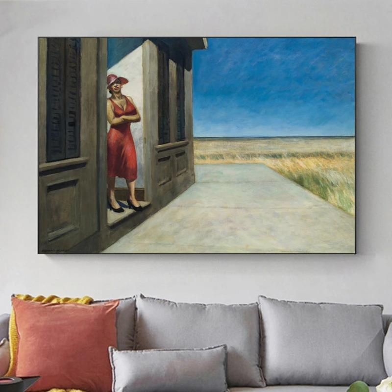 

Modern Famous Edward Hopper Wall Art Canvas Paintings Wall Art Posters and Prints Wall Art Pictures for Living Room Cuadros