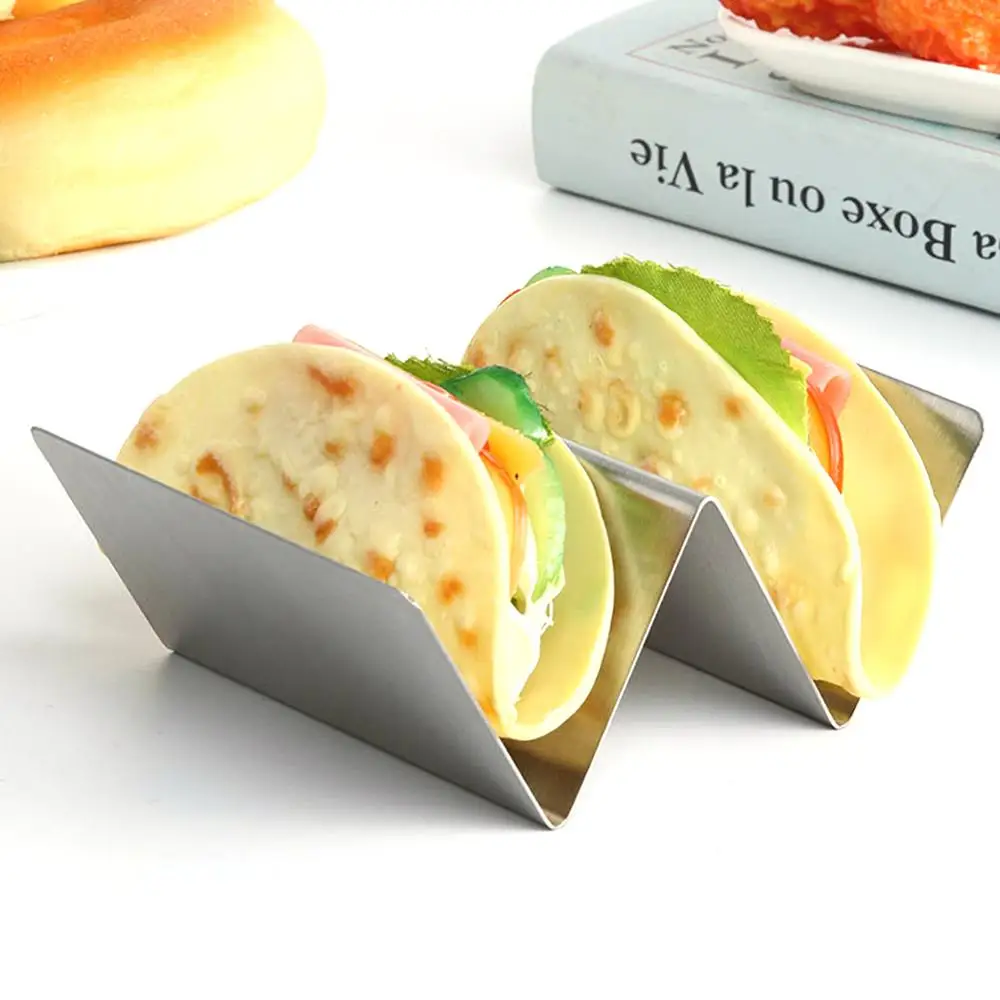 2 шт./упак. стойка для блинов с держателем Taco стойкая к коррозии подставка еды в
