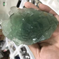 80g 100g natural green fluorite calcite mineral specimen aquarium interior decoration crystal and stone healing