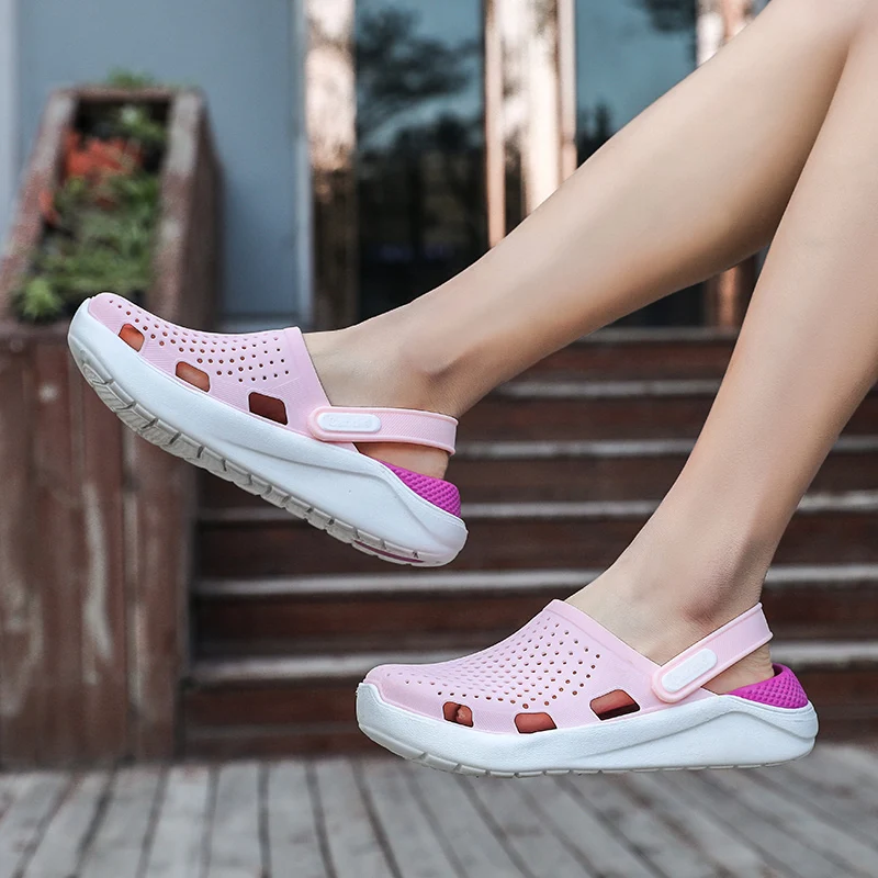 Оригинальные новые садовые Вьетнамки водонепроницаемая обувь женские