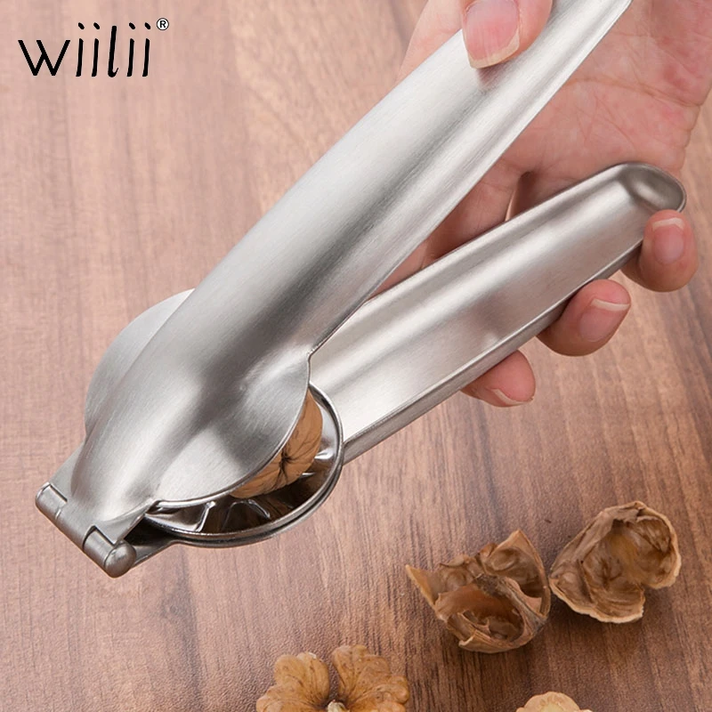 Sheller Щелкунчик из нержавеющей стали нож с зажимом для Каштанов гайка Cracker щипцы