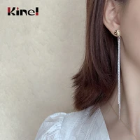 kinel boho jewelry 925 sterling silver natural pearl sector earings for women summer style fashion wedding party silver earring