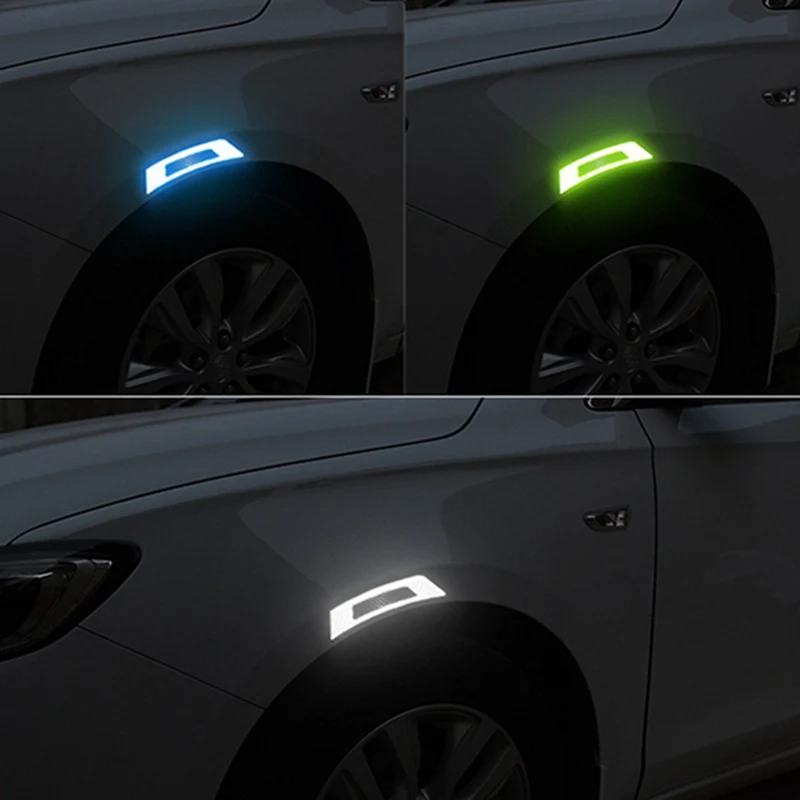 2 шт./компл. автомобиля Стикеры 3d углеродное волокно предупреждающие