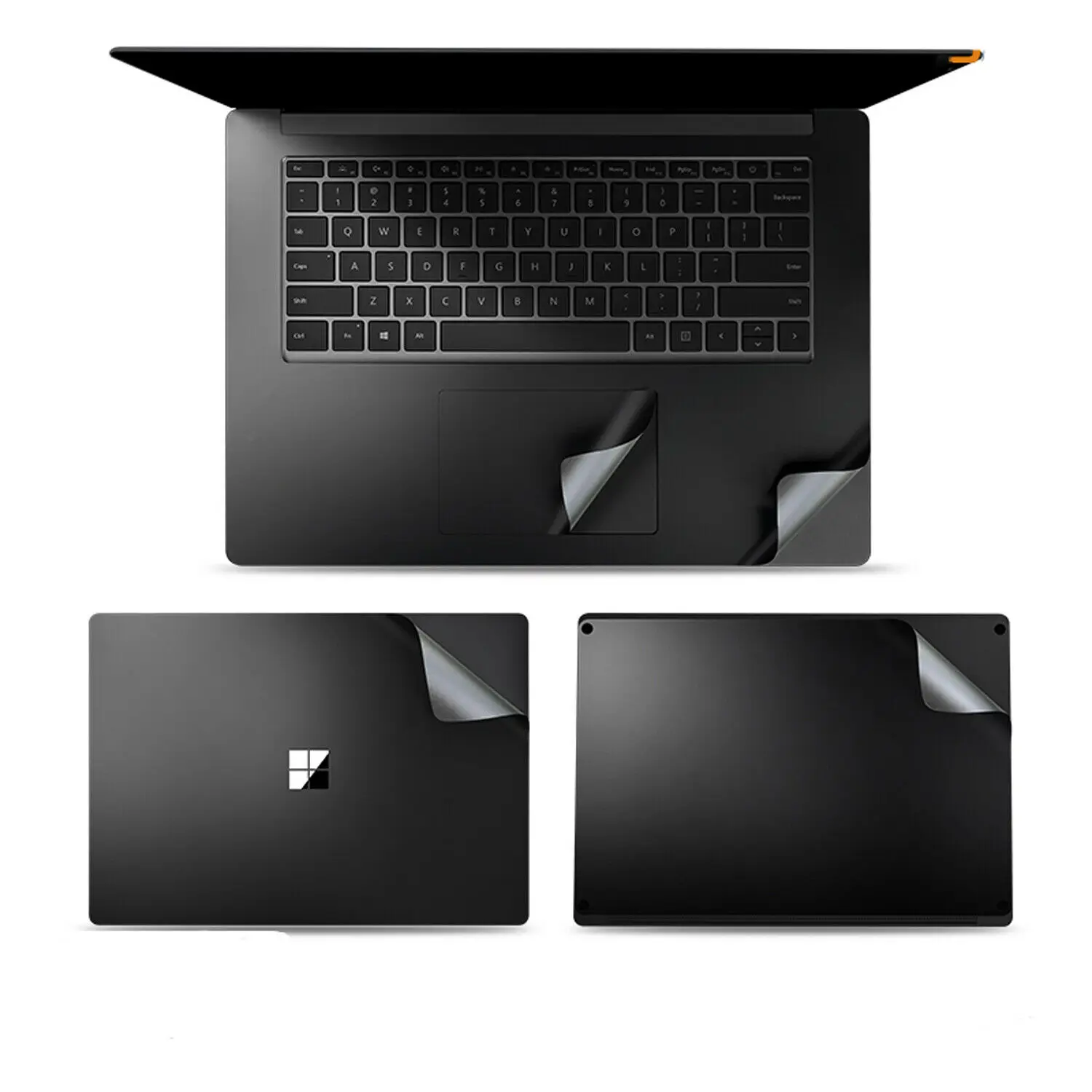 4 в 1 защитная виниловая наклейка на весь корпус для Microsoft Surface Laptop3 13 5 дюйма 15