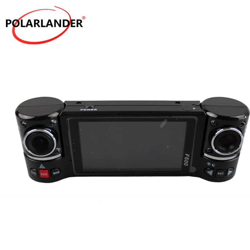 Высокое качество F600 2 7 &quotДвойная камера s DVR Автомобильная Камера Двойная SOS