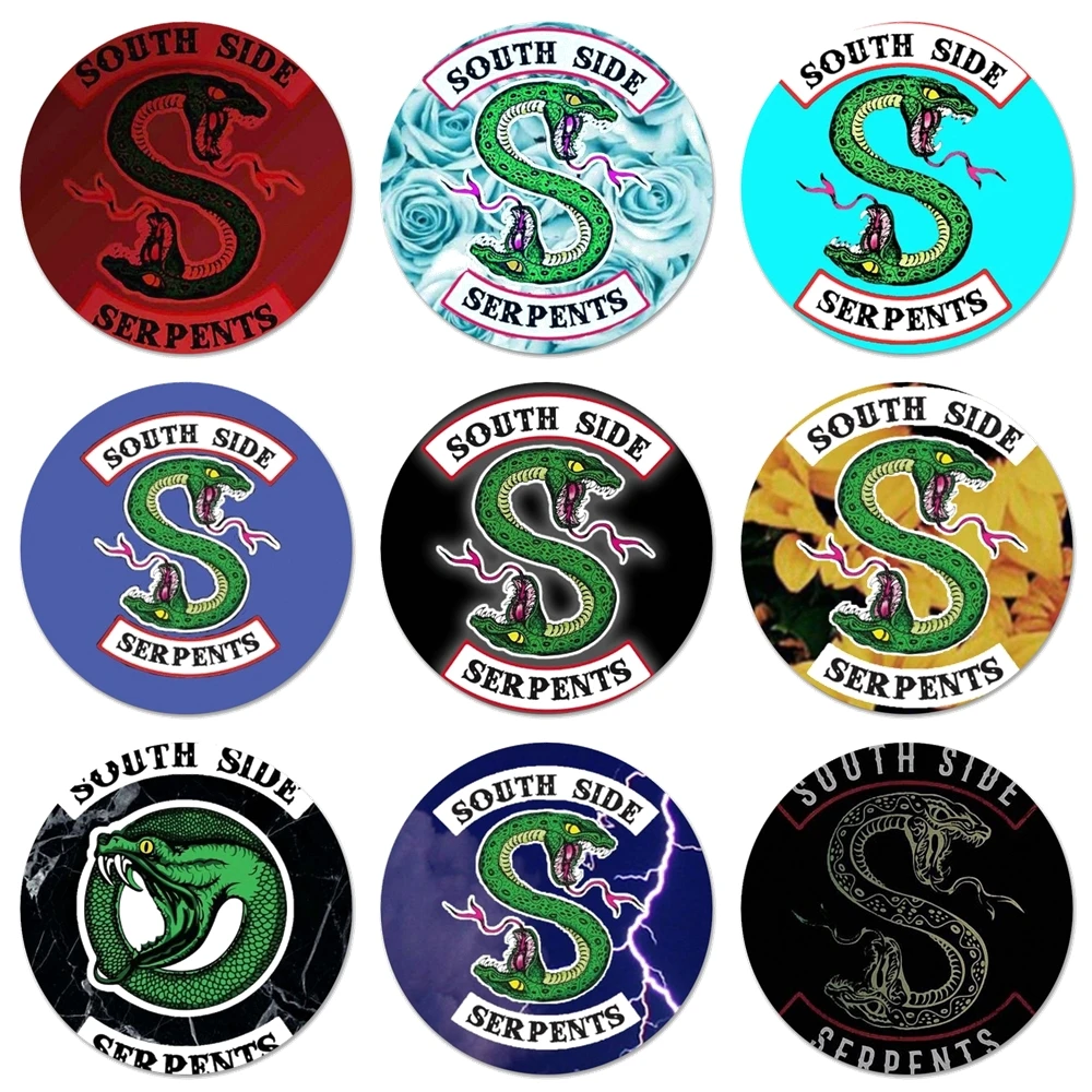 58 мм ривердейл Southside змеи логотип значок брошь заколка аксессуары для одежды