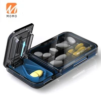 pill cutter packing 7 days portable portable pill compartment pill box portable dispenser small size