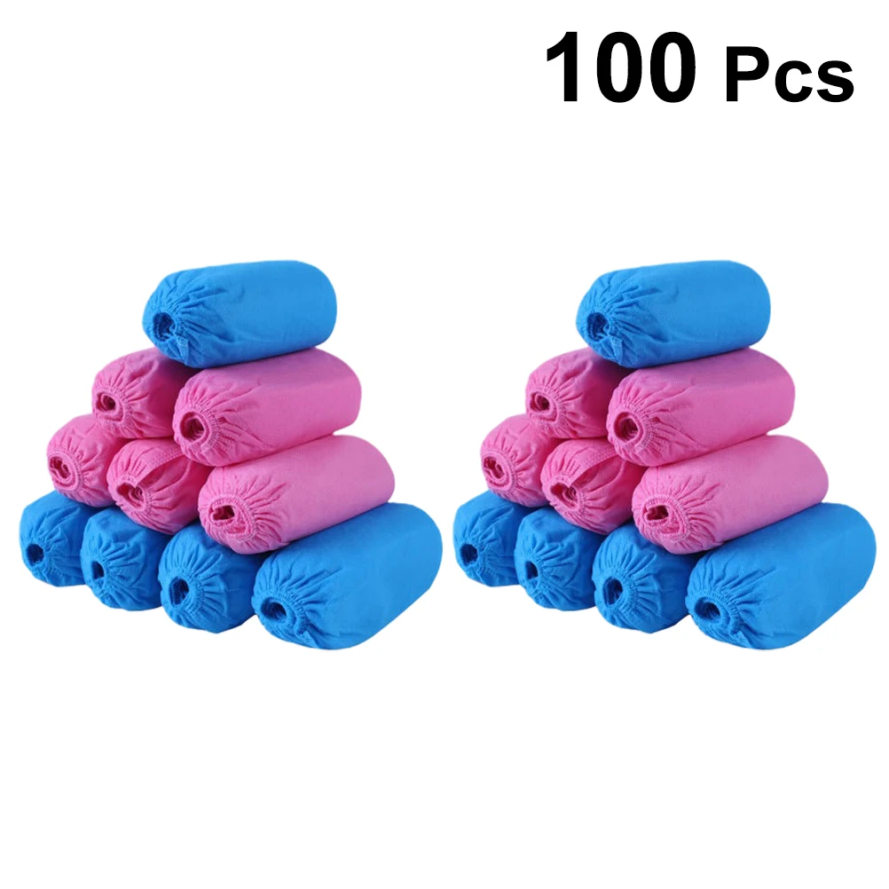 100 шт. одноразовые пылезащитные Нескользящие Чехлы для обуви 300 г 400 г|Бахилы| |