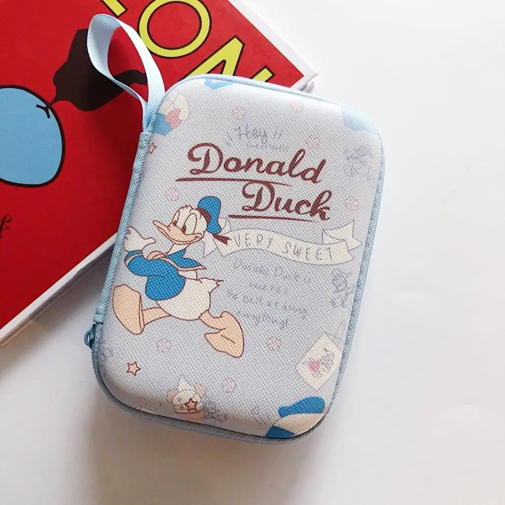 15 Дисней Микки мультфильм монета кошелек Минни мальчик девочка Монета Сумка сумка для хранения гарнитуры зарядное устройство кабель для хранения данных коробка клатч - Цвет: 15