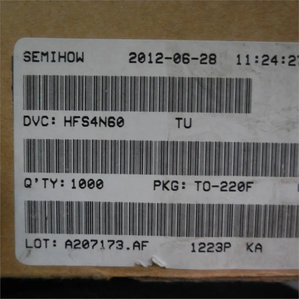 10 шт./лот HFS4N60 4A 600 в TO220F DIP MOSFET транзистор новый оригинальный наличии | Электронные