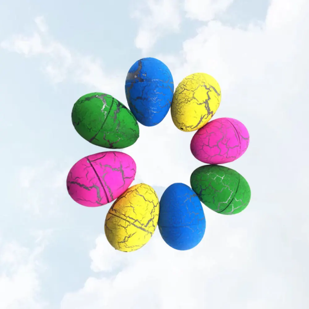 

24pcs Simulation Dinosaur Eggs Expansion Egg Toys Interesting Hatch Eggs Crack Egg Toy for Kids (Random Color)