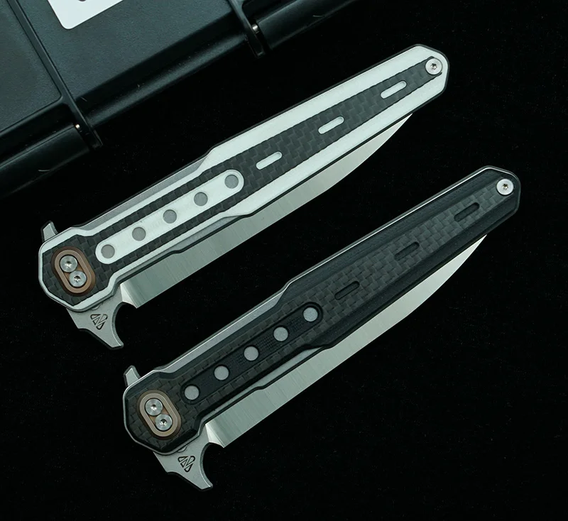 

NOC DG12 Folding Knife 440C Blade G10 Carbon Fiber Handle Tactical Camping Cutter Pocket Knife Outdoor Survival Knives EDC Tools