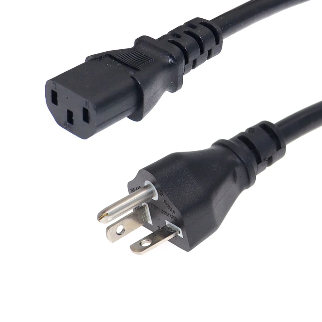 Кабель питания US к IEC320 C13, 15 А, 250 В, американский NEMA 6-20P, высокопрочный компьютерный удлинитель, кабель питания 14AWG, 1,8 м (6 футов)