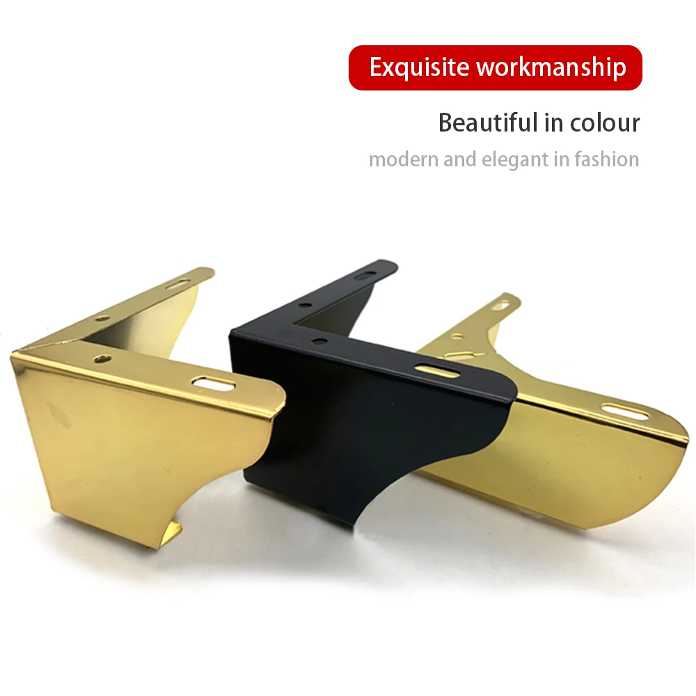 Light luxury furniture sofa tea table bed leg increase pad height accessories metal shoe bucket TV kitchen bathroom cabinet to s | Мебель