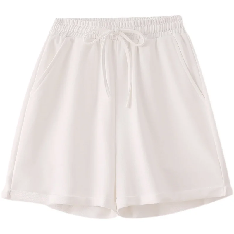 

Fashion Women Hot shorts Summer Womens short Trousers High Waist Wide Leg Elastic Waist Female Sports Plus Size Shorts